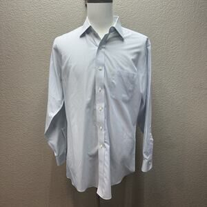 Brooks Bothers Men's Button Down Shirt Stripped English Spread Collar 16.5-34